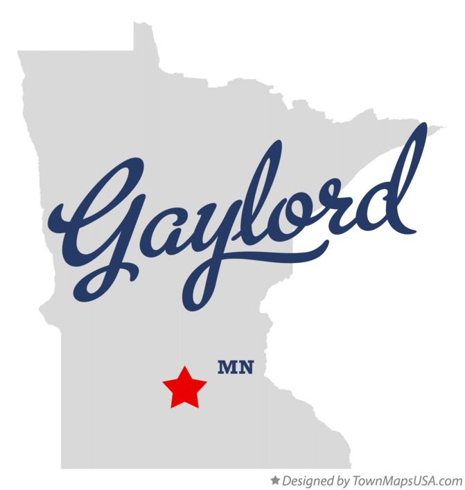 map_of_gaylord_mn